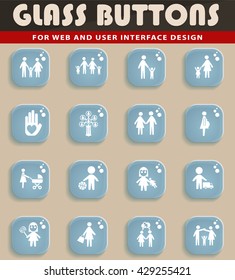 family web icons for user interface design