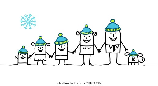familia e invierno