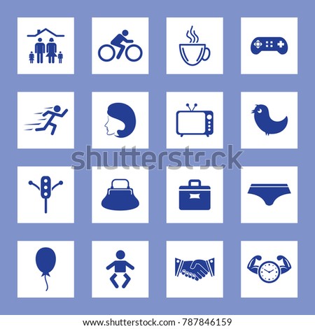 Famliy Vector Icon Set. Eps-10.