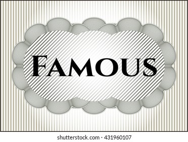 Cartel famoso