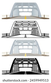 Famoso Puente en Selma, Vista frontal, Alabama, Estados Unidos