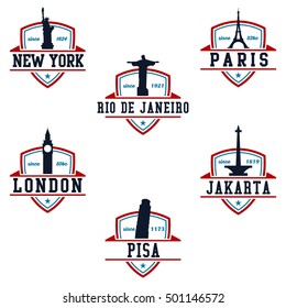 Famous city emblem