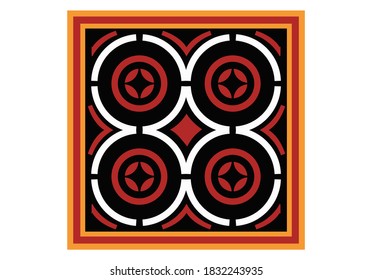 Famous and distinctive motifs, Vector Motifs and Ornaments of the Toraja Background of South Sulawesi Indonesia