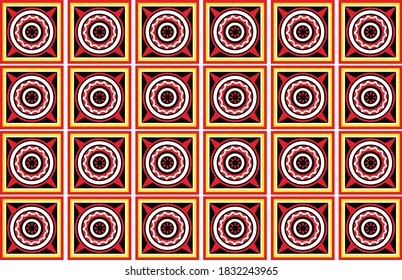 Famous and distinctive motifs, Vector Motifs and Ornaments of the Toraja Background of South Sulawesi Indonesia