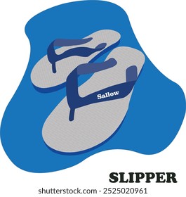 famous flip flop illustration design