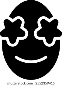famous glyph icon illustration vector