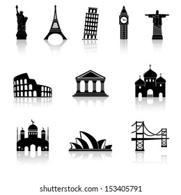 famous international landmarks icons