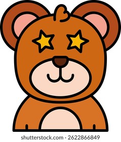 Famoso projeto de ícone de vetor de linha