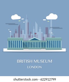 Famous London Landmark British Museum.