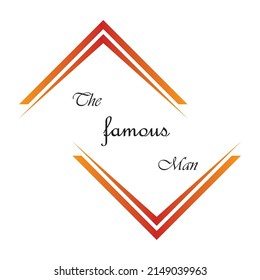 The famous man t shirt design