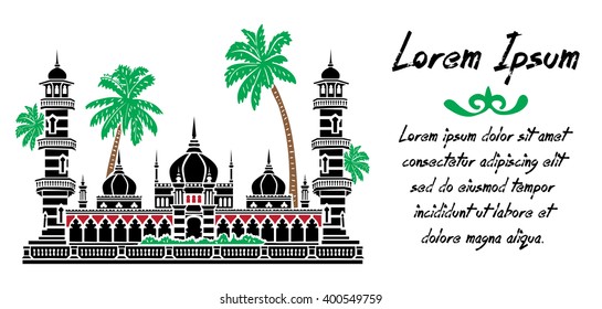 Famous Mosque shape.