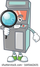 Un famoso personaje de una máquina de juegos de arcade Detective diseño de caricaturas