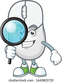 Un famoso diseño de caricaturas de detectives blancos de ratón