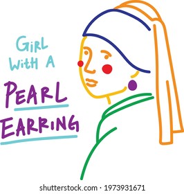 The Famous Painting Girl with a pearl earring