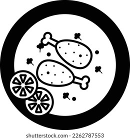 famous Pakistani kadai chicken vector outline icon design, Asian Cuisines symbol, Most Popular Dishes Sign, Street Foods stock illustration, gosht karahi Concept