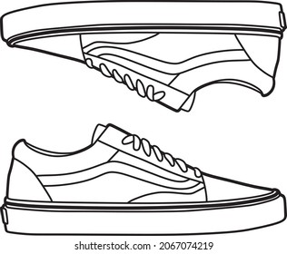 Famous Shoes Line Art 04 Stock Vector (Royalty Free) 2067074219 ...