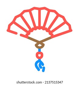 fan accessory color icon vector. fan accessory sign. isolated symbol illustration