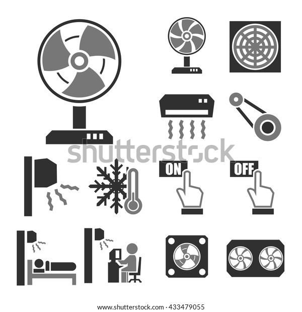 fan, air, air-conditioner\
icon set