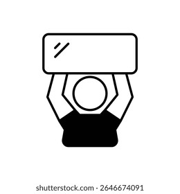 Fan Cheer Icon vector stock illustration