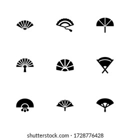 fan Chinese icon or logo isolated sign symbol vector illustration - Collection of high quality black style vector icons
