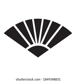 fan Chinese icon or logo isolated sign symbol vector illustration - high quality black style vector icons. eps 10