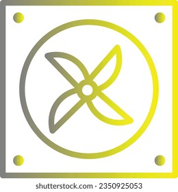 Fan Cooling Cooler Gradient Line Icon