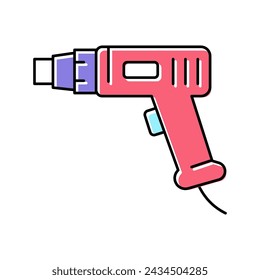 fan device for resin art color icon vector. fan device for resin art sign. isolated symbol illustration