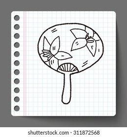Fan doodle