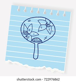 Fan doodle