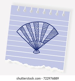 Fan doodle