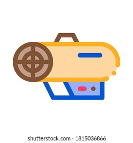 vectores de icono de equipo electrónico de ventilador. señal del equipo electrónico del ventilador. ilustración de símbolo de contorno aislado
