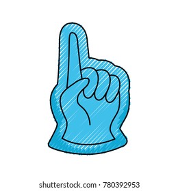 fan hand glove icon