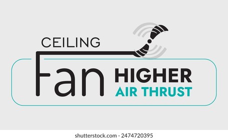 Fan Higher Air Thrust Logo Sign Symbol Isolated on Background