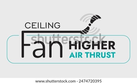 Fan Higher Air Thrust Logo Sign Symbol Isolated on Background