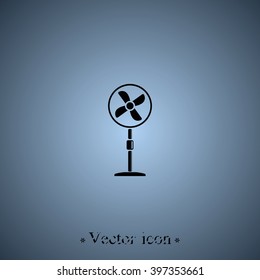 Fan icon. Air conditioner.