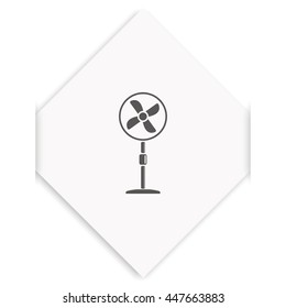 Fan icon. Air conditioner.