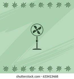 Fan icon. Air conditioner.