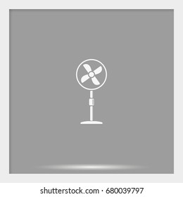 Fan icon. Air conditioner.