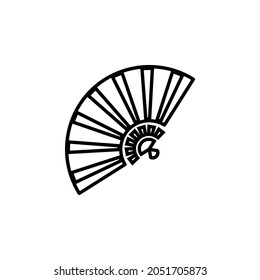 fan icon in Asia set