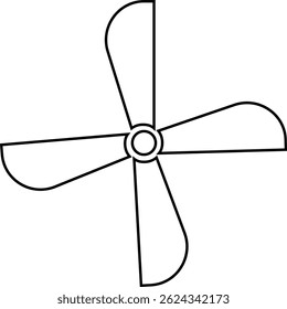 Ícone de ventilador. Linha bicolor e vetor plano isolado em fundo transparente. Aparelhos de aquecimento e arrefecimento Chama, Conduta de ventilação, Radiador, Filtro de ar, Vento, Gota.