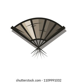 Fan Icon in Chinese New Year. Chinese Icon Sign 