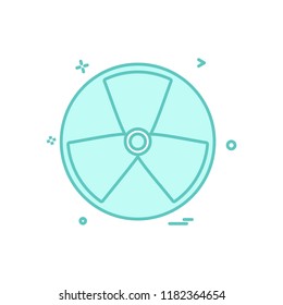 Fan icon design vector