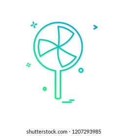 Fan icon design vector
