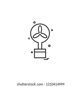 Fan icon design vector