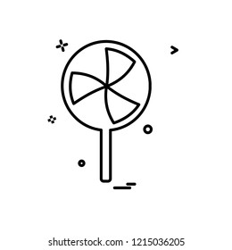 Fan icon design vector