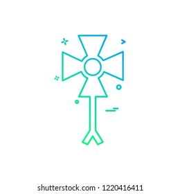Fan icon design vector