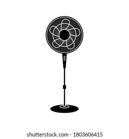 Fan icon. editable simple icon. vector illustration.