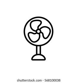 fan icon flat.