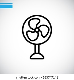  fan icon flat.