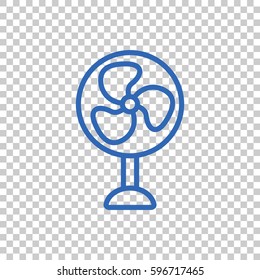  fan icon flat.